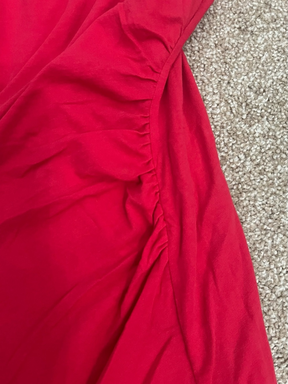 Bobi Red Racerback Tank Dress w Ruched Side
Size Small - Picture 3 of 5